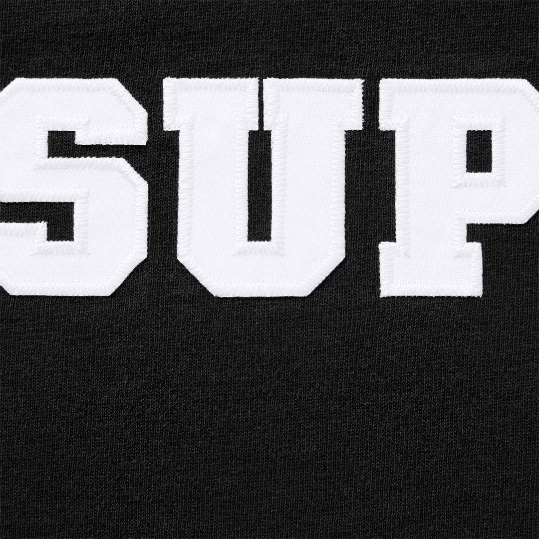 Camiseta Supreme Collegiate Appliqué en negro