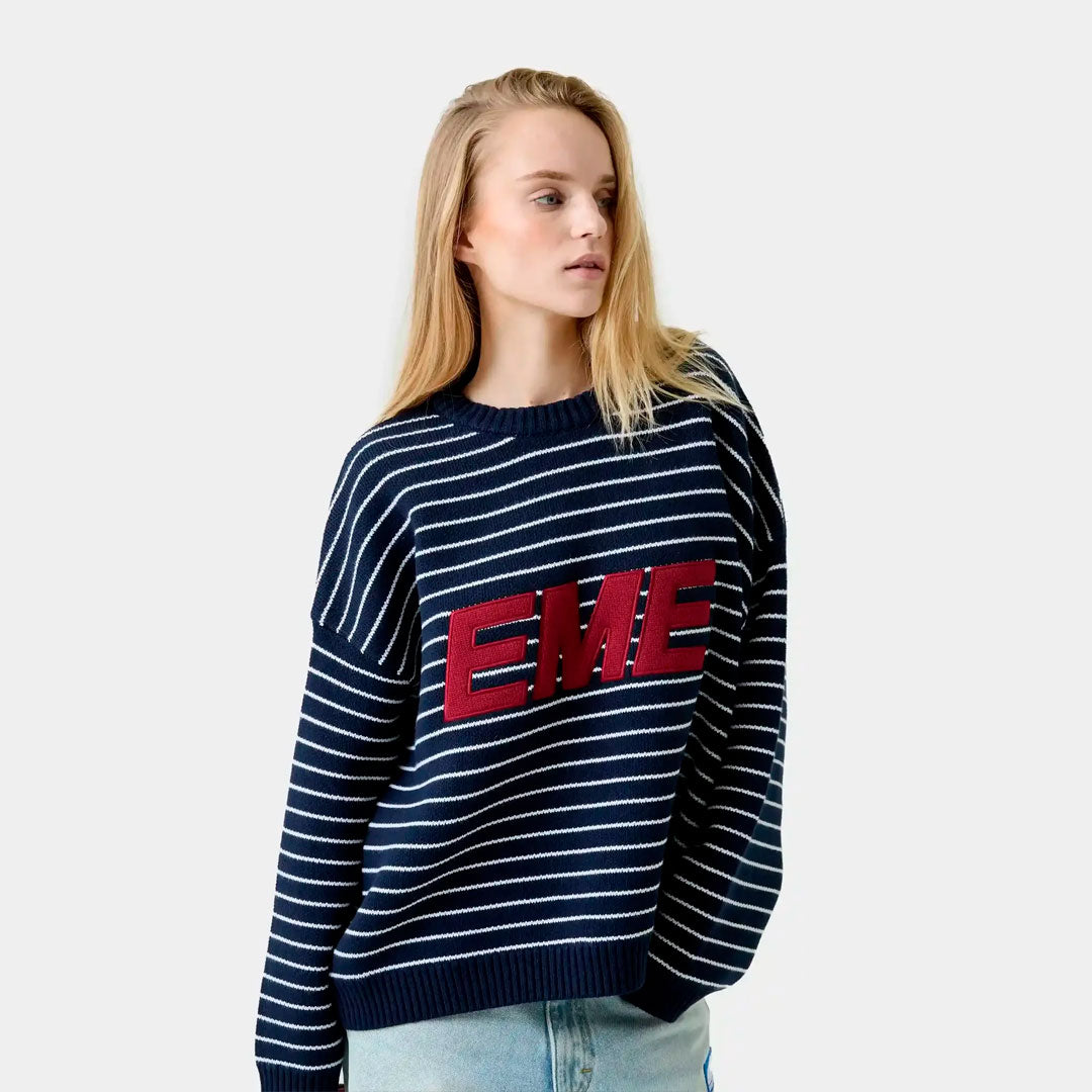 Sweater Eme Studios Pinstripe Night