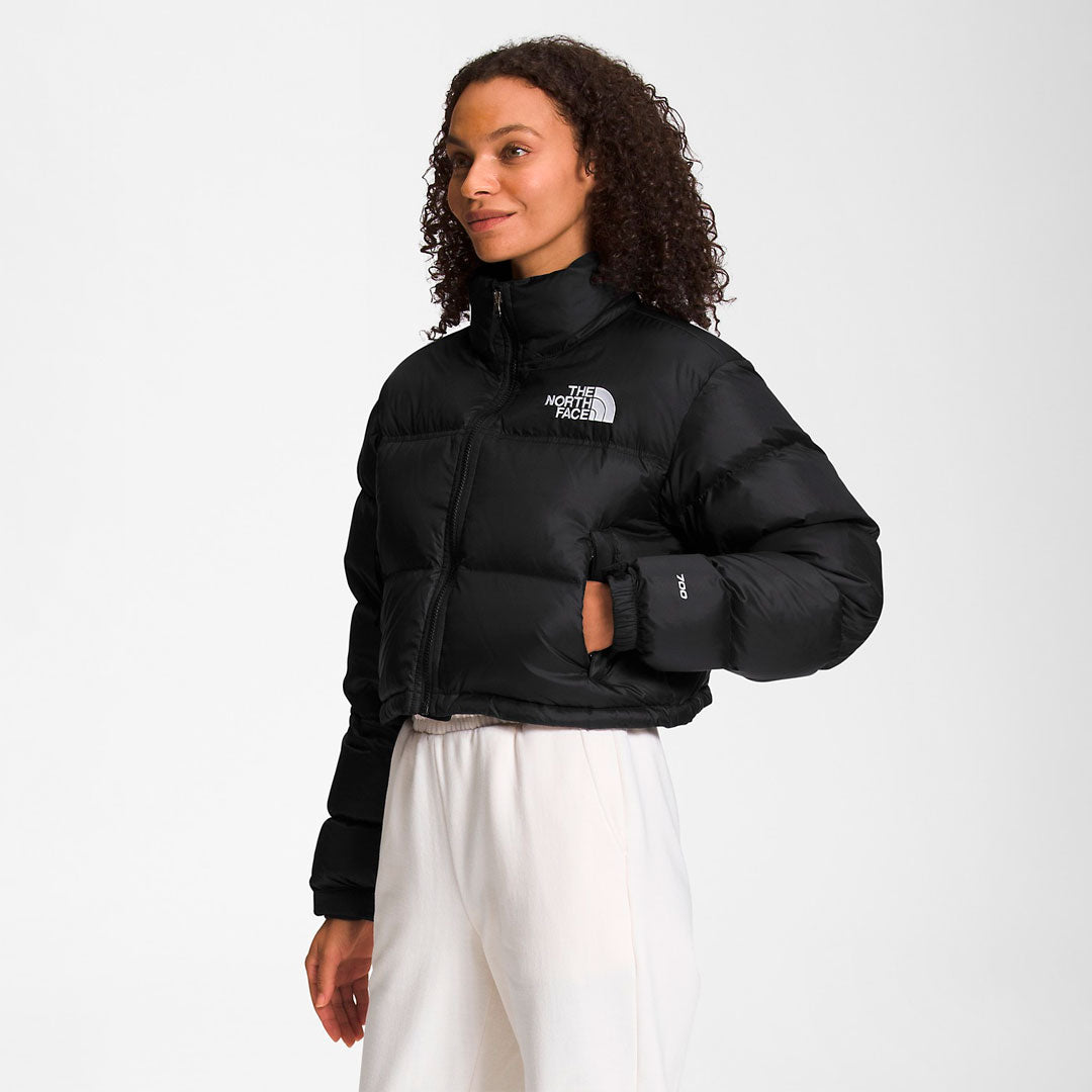 Campera 1996 the north face Retro Nuptse 700 short en negro