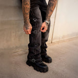 Pantalón Reputation Embellish Pattern Black