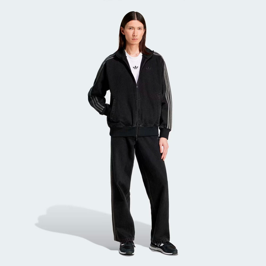 Pantalón adidas Originals Adicolor Denim Firebird en negro