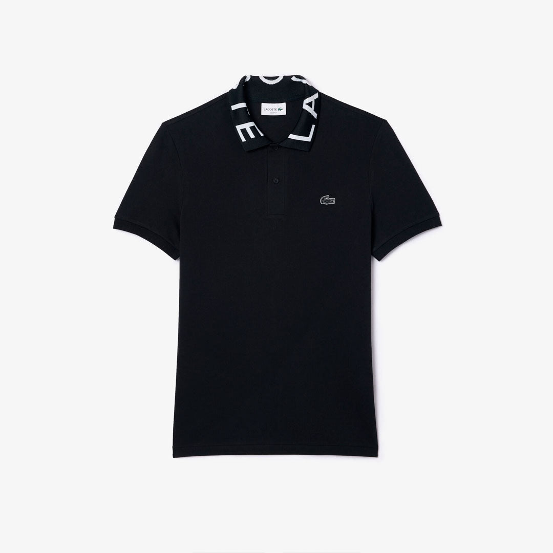 Camiseta Lacoste Collar Polo Black