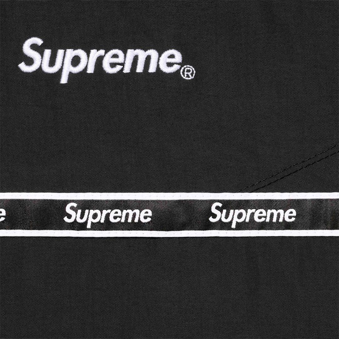 Campera Supreme Logo Taping Black