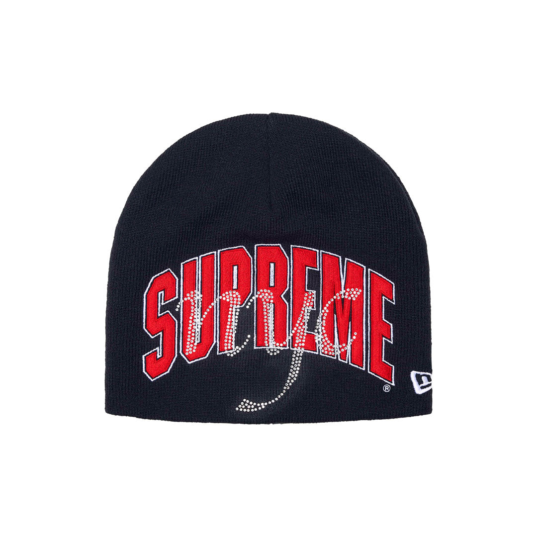 Gorro de lana Supreme x New Era Rhinestone Navy