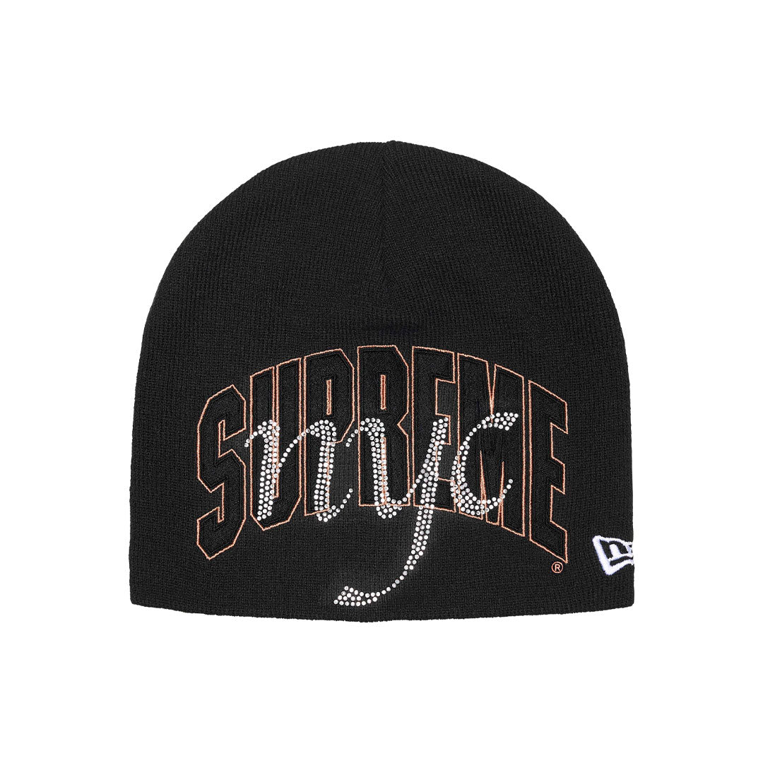 Gorro de lana Supreme x New Era Rhinestone Black