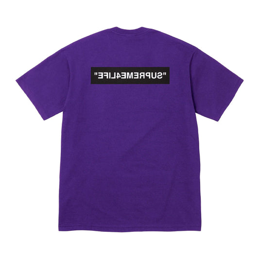 Camiseta Supreme 4 Life en violeta