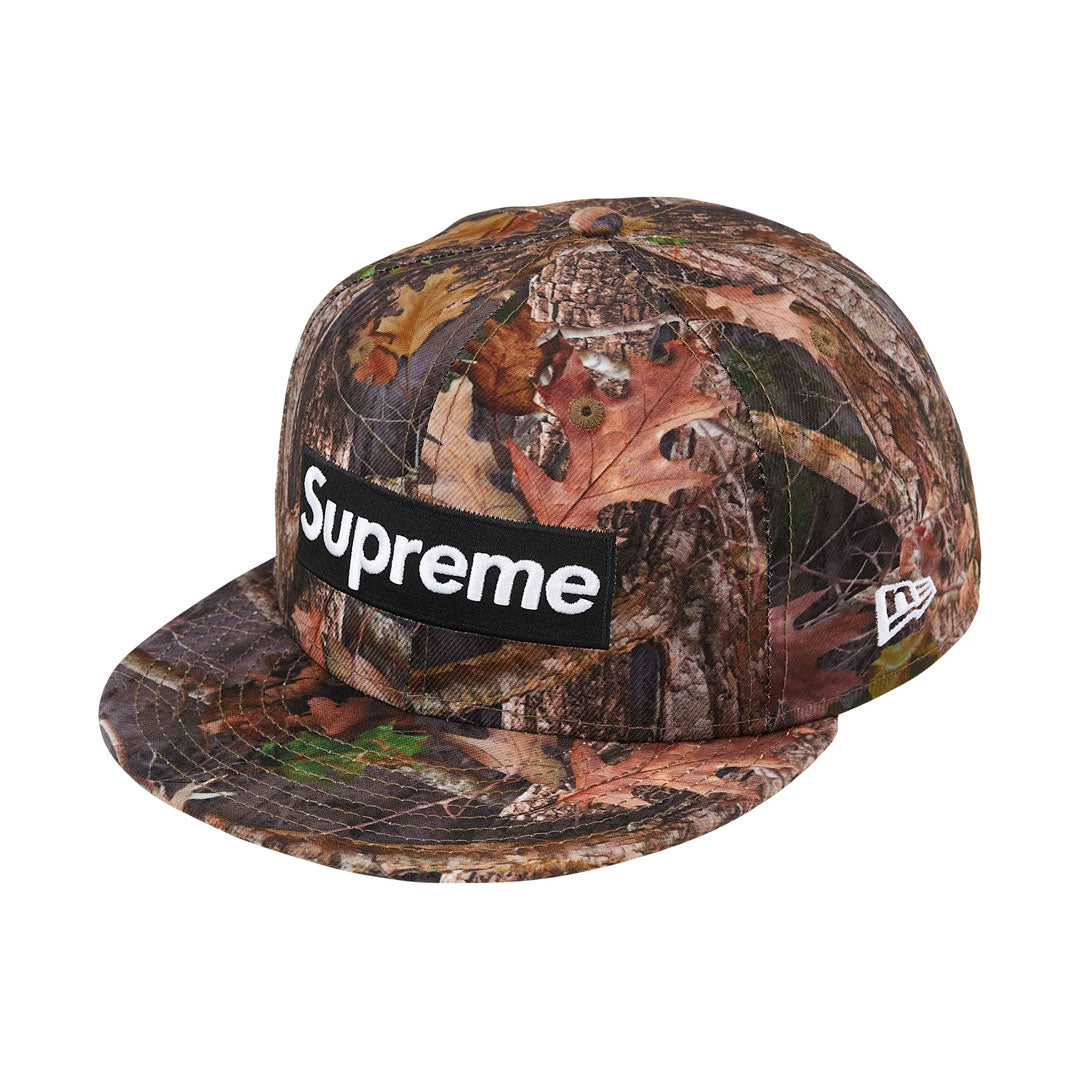 Gorro Supreme x New Era Championship Box Logo en camo