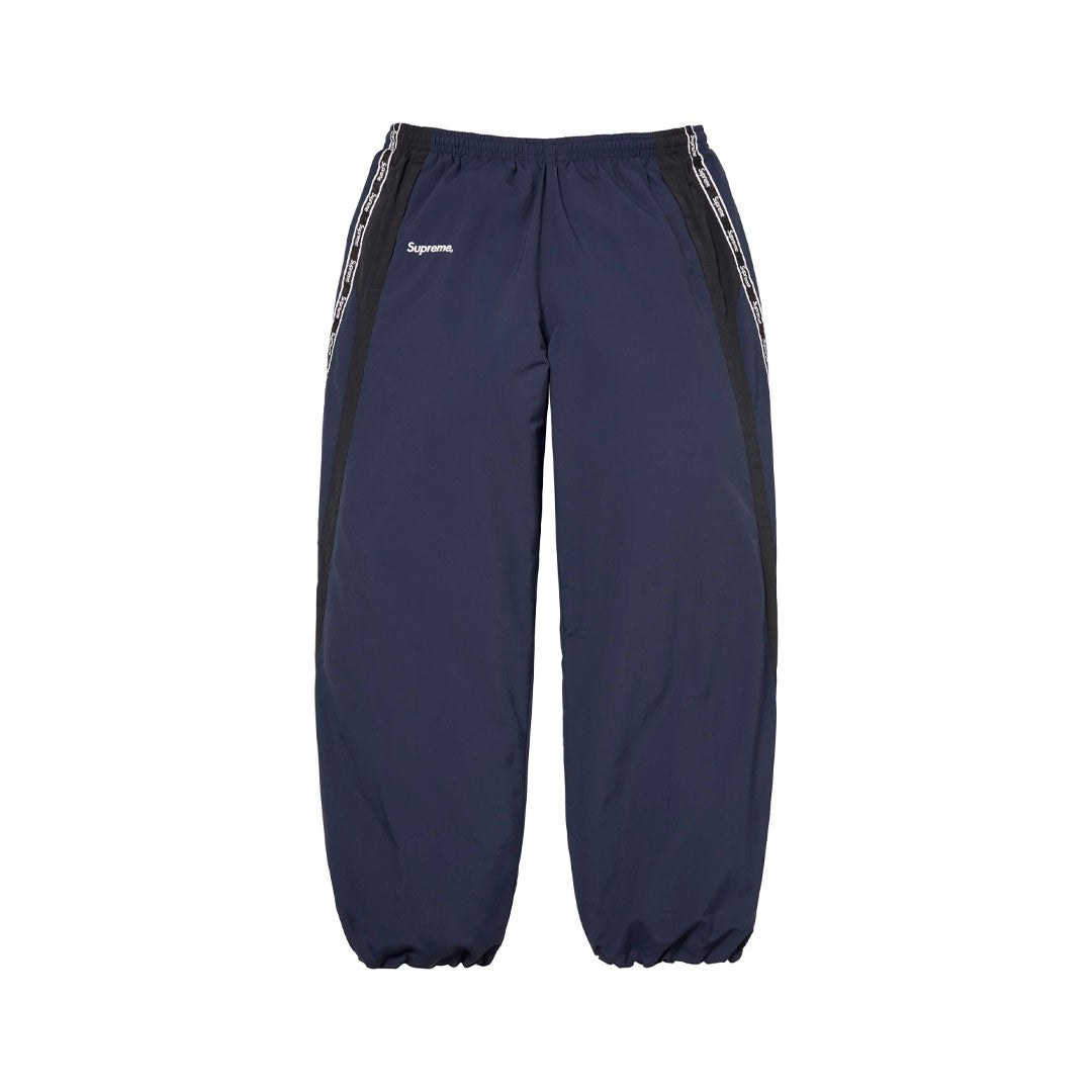 Pantalón Supreme Logo Taping Navy
