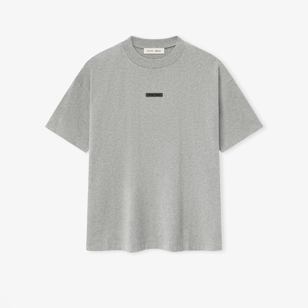 Camiseta Essentials Fear of God Metallic Concrete Heather
