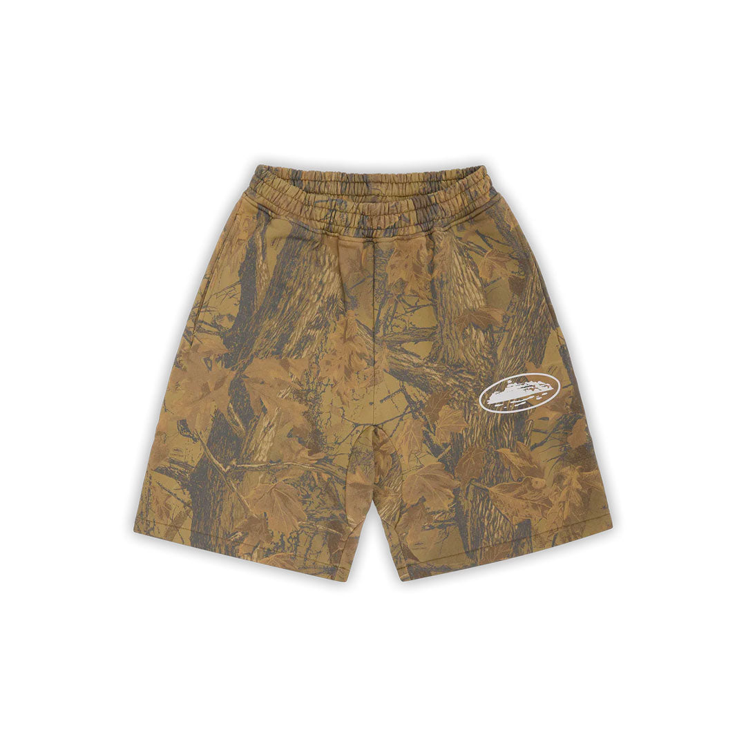 Short Corteiz Island Puff Forest Camo