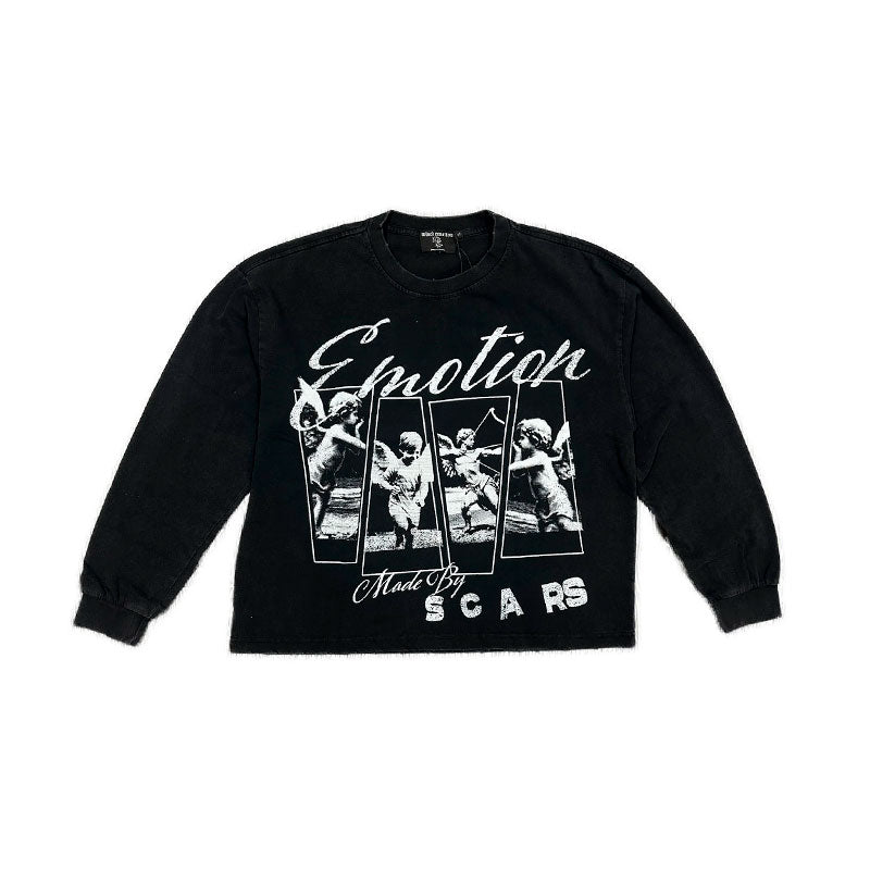 Camiseta Mixed Emotion Manga Larga Playground