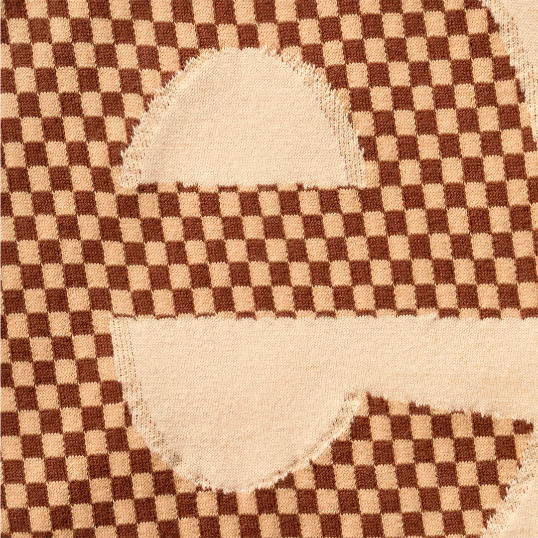 Camiseta Supreme Checkboard Tan