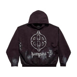 Hoodie Balenciaga Black Metal Bb