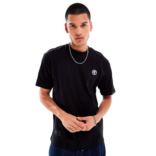 Camiseta Aape Basic en negro