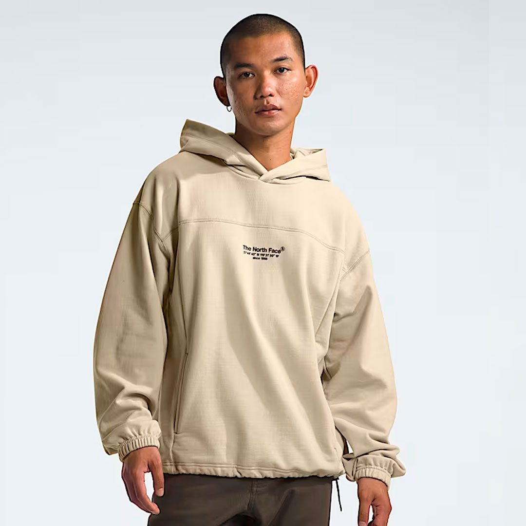 Hoodie the north face oversize Stratus en beige