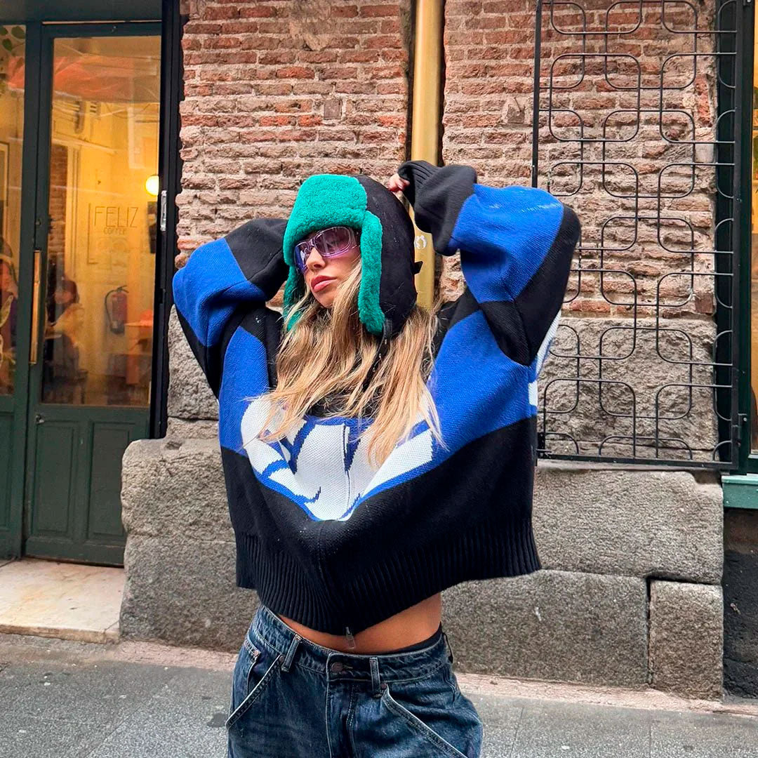 Campera Eme Studios Thrill Sodalite Knit