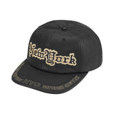 Gorro Supreme New York Leather Black