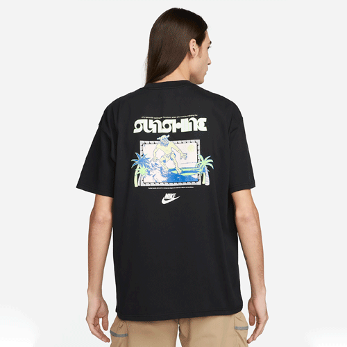 Camiseta Nike Max 90 Beach Party en negro