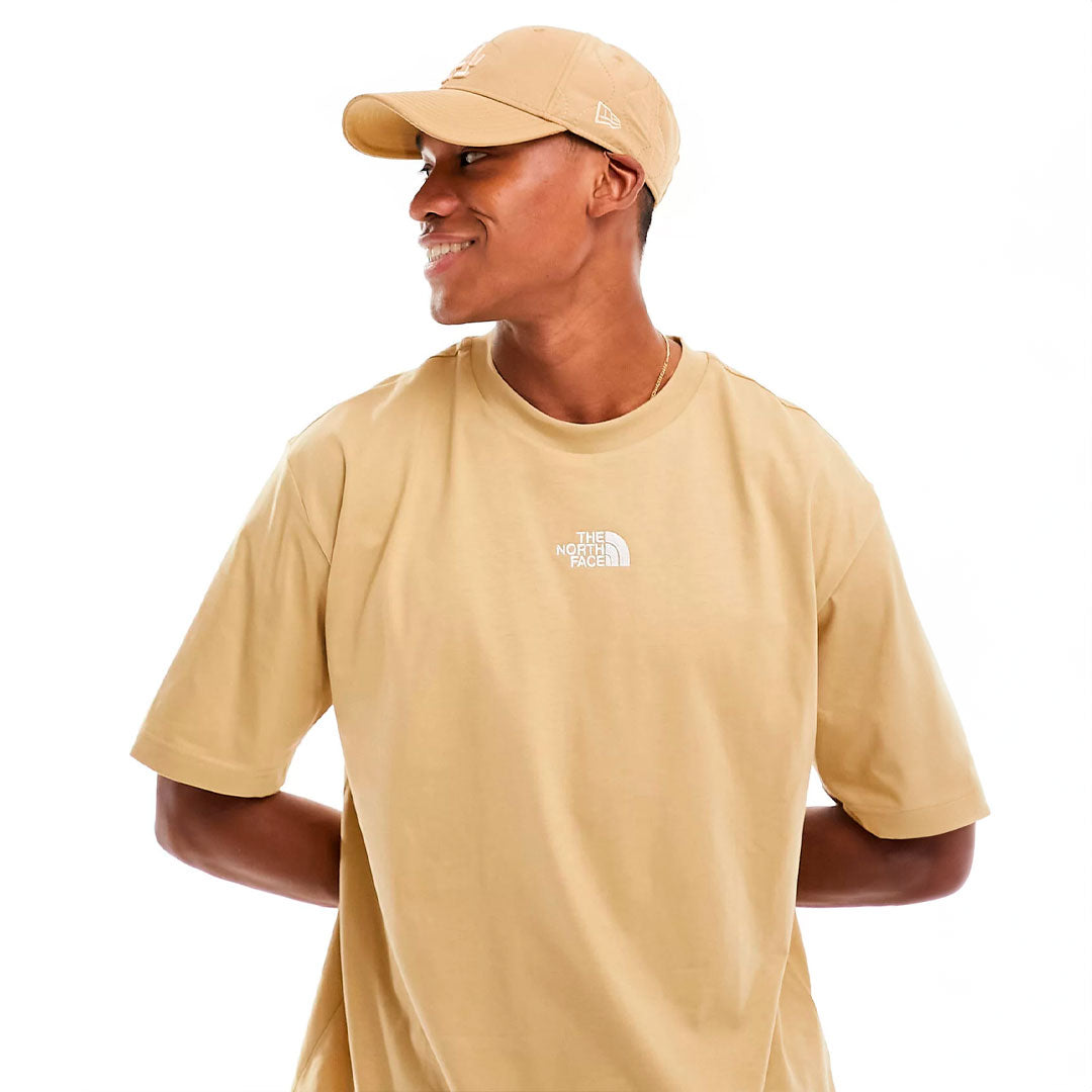 Camiseta the north face Oversize en beige