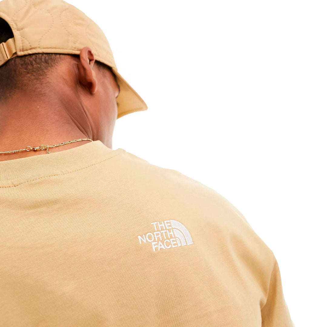 Camiseta the north face Oversize en beige