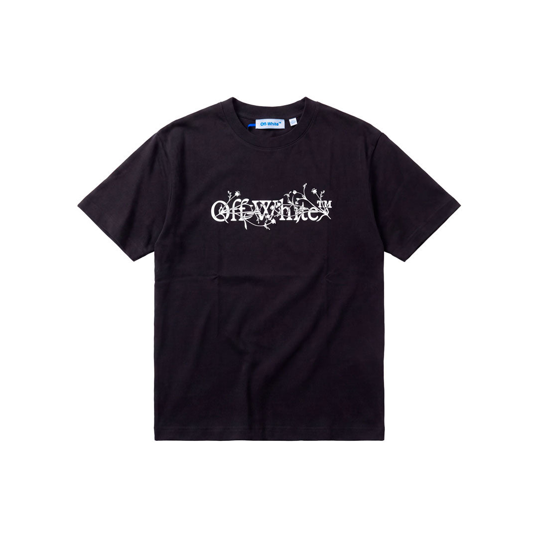 Camiseta Off-White Bookish Flower Logo Oversize