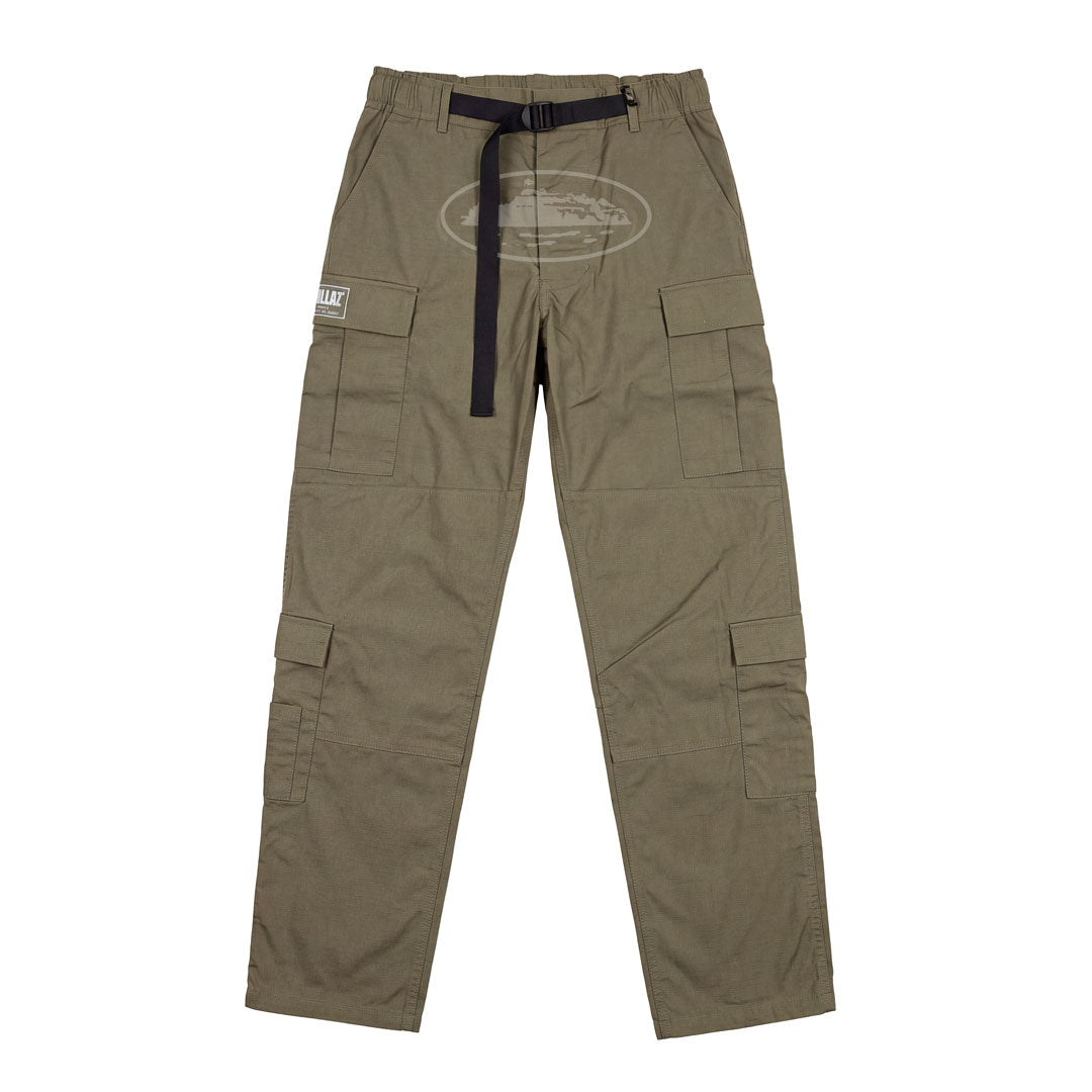 Pantalón Corteiz GUERILLAZ* CARGOS Olive