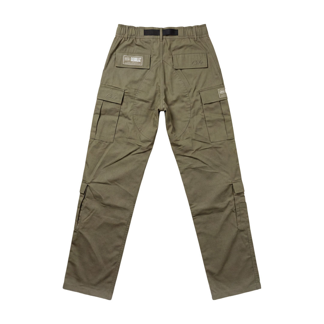 Pantalón Corteiz GUERILLAZ* CARGOS Olive