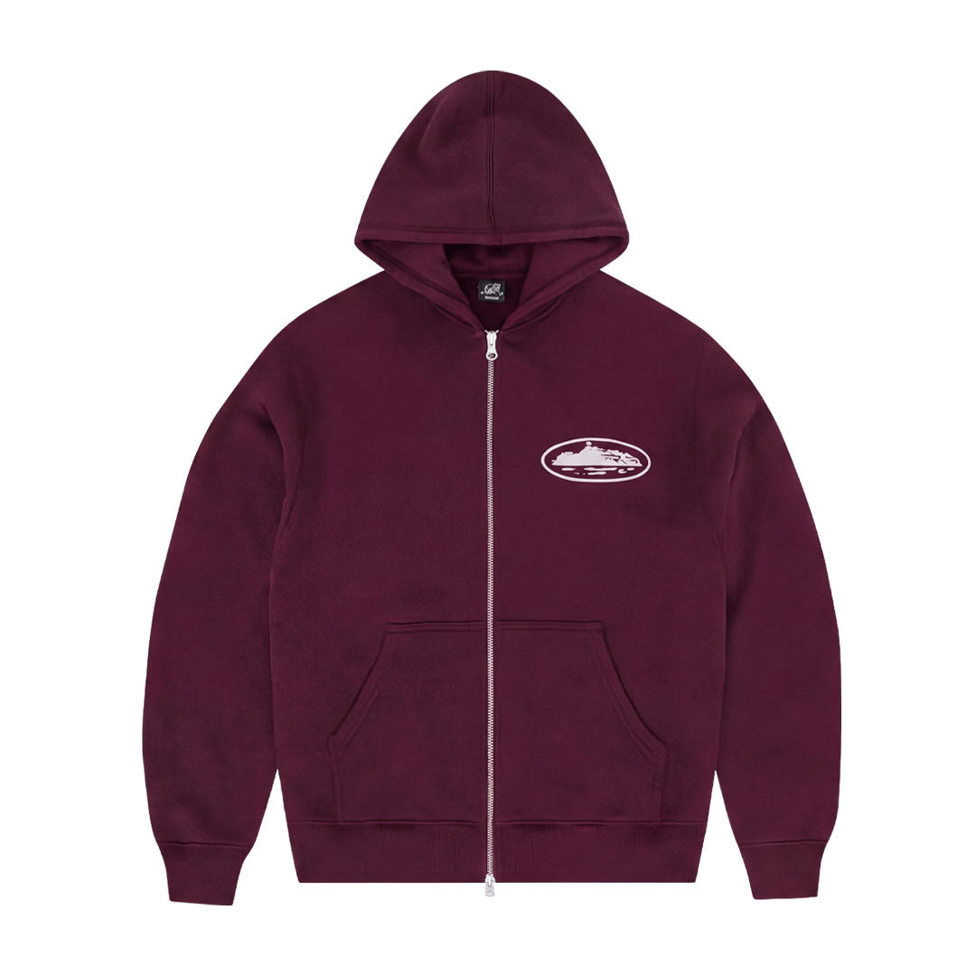 Campera Corteiz Alcatraz Burgundy